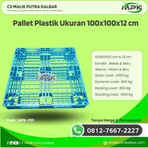 Pallet Plastik Baru & Bekas 100x100x12 [MPK-P01]