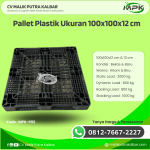 Pallet Plastik Baru & Bekas 100x100x12 [MPK-P02]