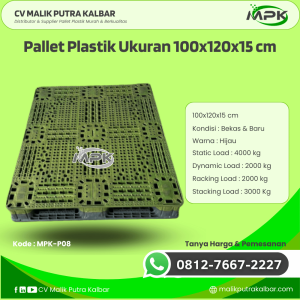 Pallet Plastik Baru & Bekas 100x120x15 [MPK-P08]