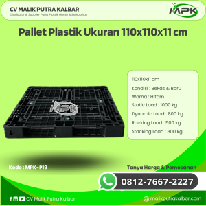 Pallet Plastik Baru & Bekas 110x110x11 [MPK-P19]
