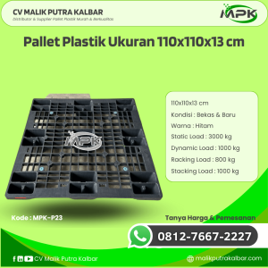 Pallet Plastik Baru & Bekas 110x110x13 [MPK-P23]
