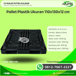 Pallet Plastik Baru & Bekas 110x130x12 [MPK-P36]