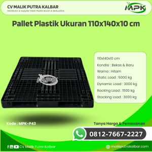 Pallet Plastik Baru & Bekas 110x140x10 [MPK-P43]