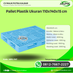 Pallet Plastik Baru & Bekas 110x140x15 [MPK-P47]