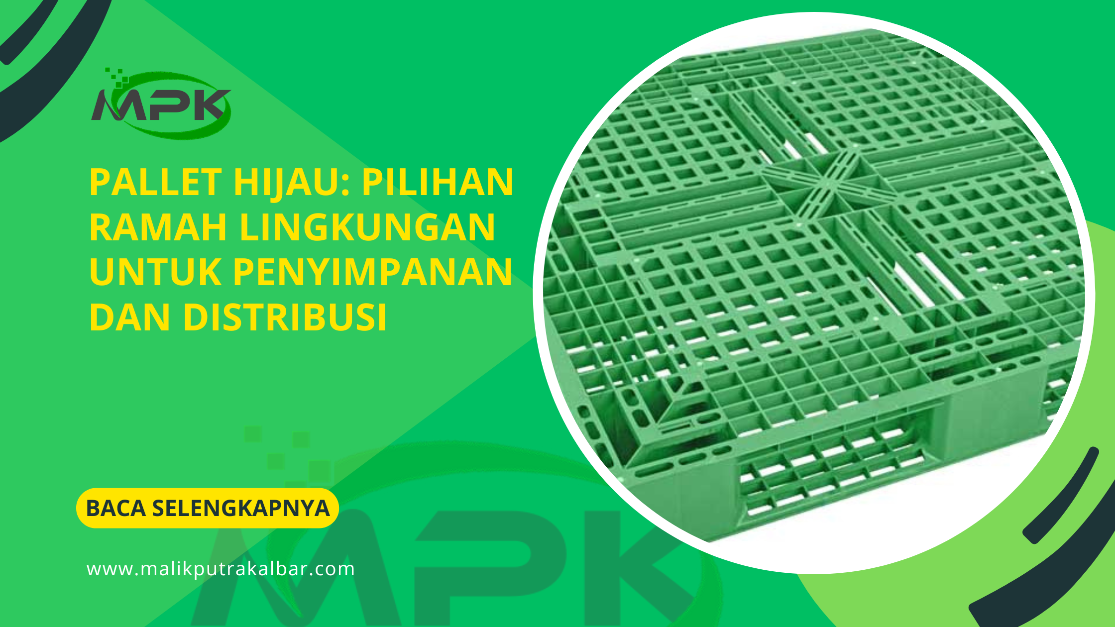 Pallet Hijau: Pilihan Ramah Lingkungan untuk Penyimpanan dan Distribusi