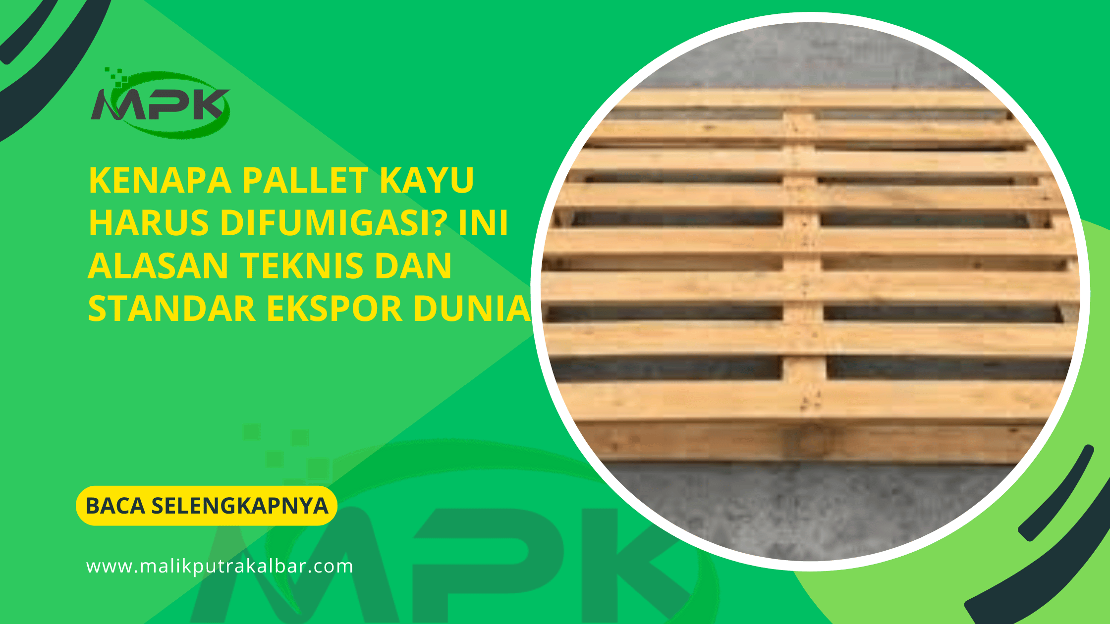 Kenapa Pallet Kayu Harus Difumigasi Ini Alasan Teknis dan Standar Ekspor Dunia