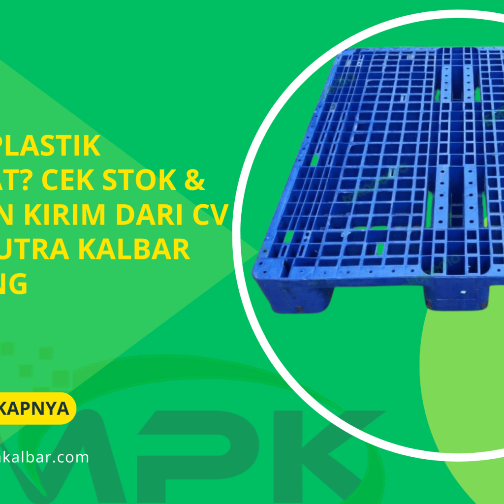Pallet Plastik Terdekat_ Cek Stok & Layanan Kirim dari CV Malik Putra Kalbar Sekarang