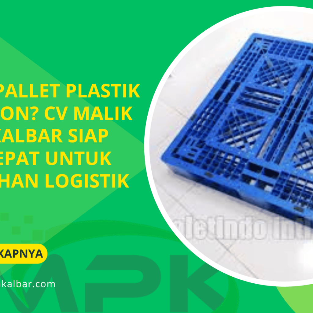 Butuh Pallet Plastik di Cilegon? CV Malik Putra Kalbar Siap Kirim Cepat untuk Kebutuhan Logistik Anda