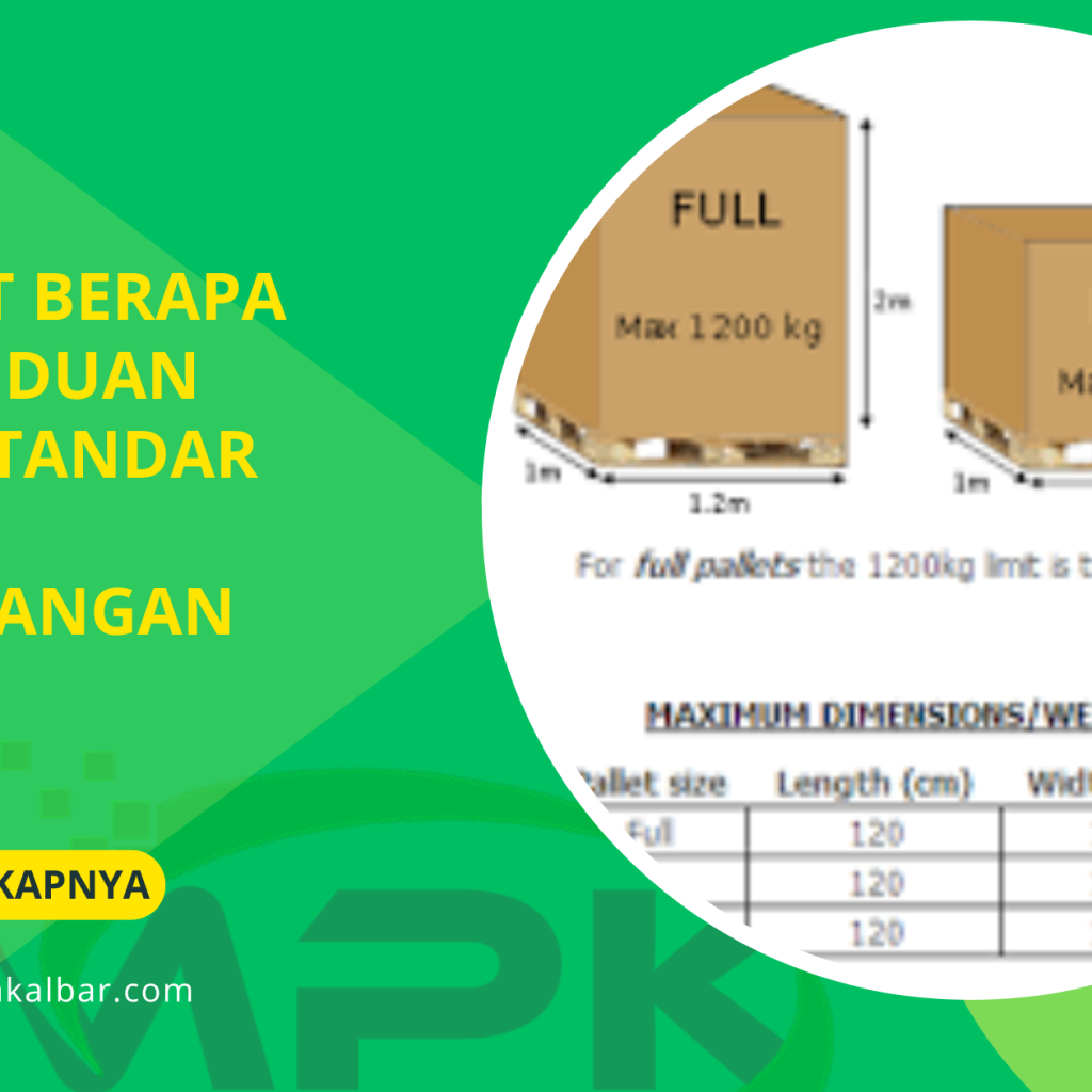 1 Pallet Berapa Kg? Panduan Berat Standar untuk Pergudangan 8 1 Pallet Berapa Kg? Panduan Berat Standar untuk Pergudangan