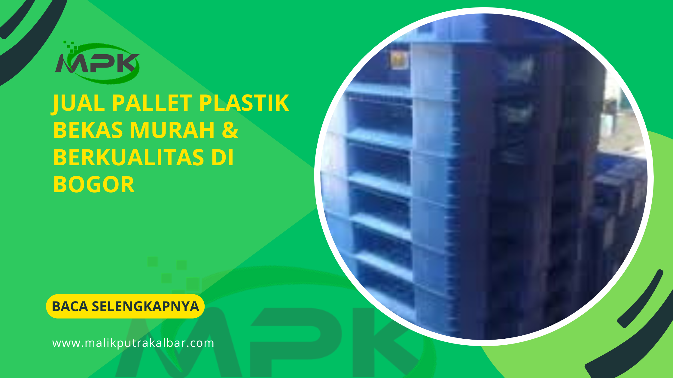 Jual Pallet Plastik Bekas Murah Berkualitas di Bogor