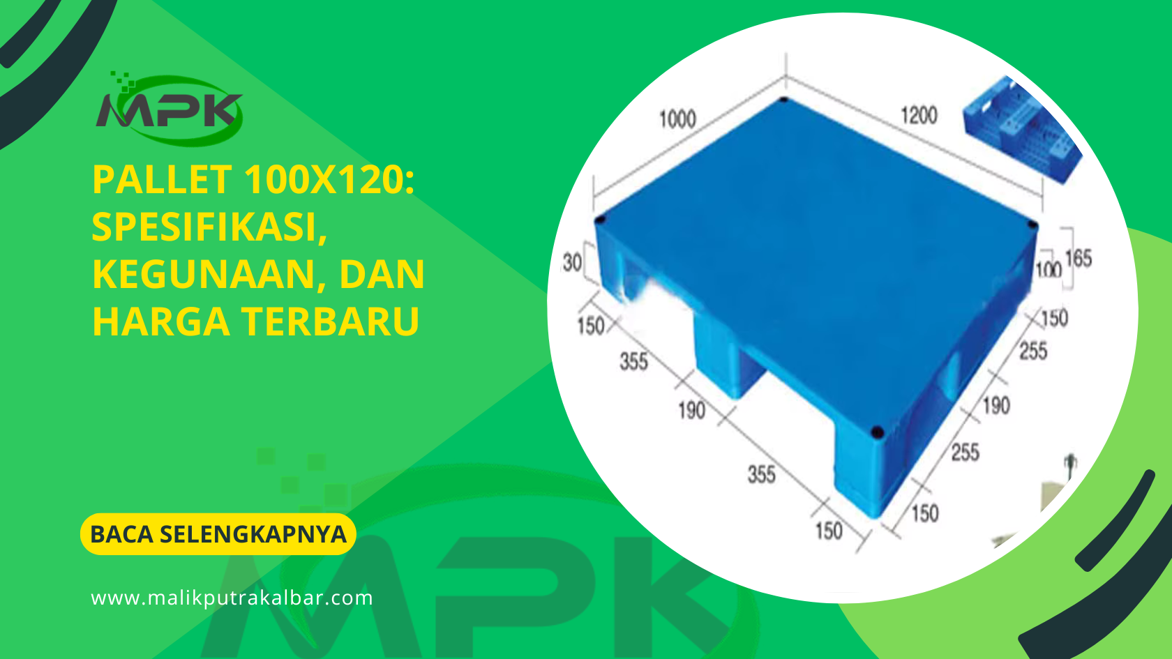 Pallet 100x120 Spesifikasi Kegunaan dan Harga Terbaru