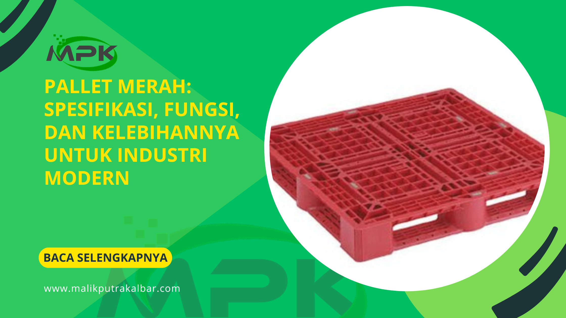 Pallet Merah Spesifikasi Fungsi dan Kelebihannya untuk Industri Modern