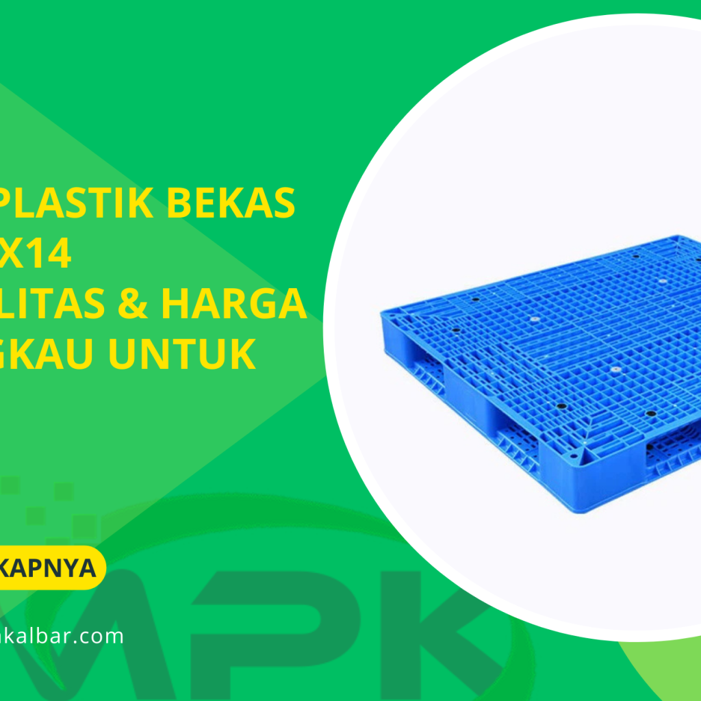 Pallet Plastik Bekas 120x100x14 Berkualitas & Harga Terjangkau untuk Bisnis