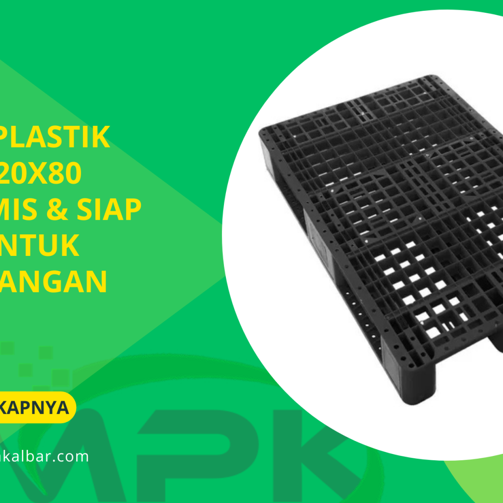 Pallet Plastik Bekas 120x80 Ekonomis & Siap Pakai untuk Pergudangan