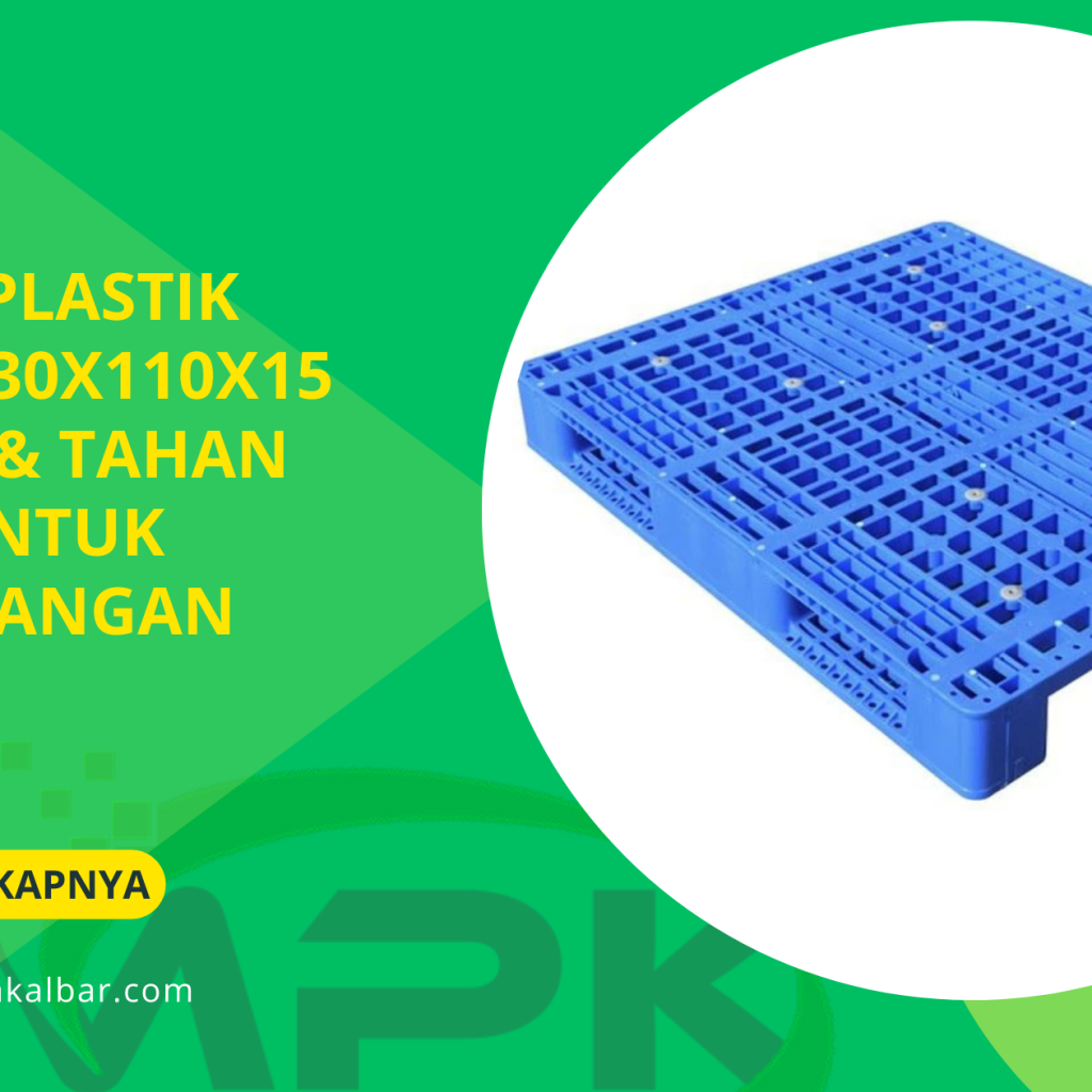 Pallet Plastik Bekas 130x110x15 Murah & Tahan Lama untuk Pergudangan