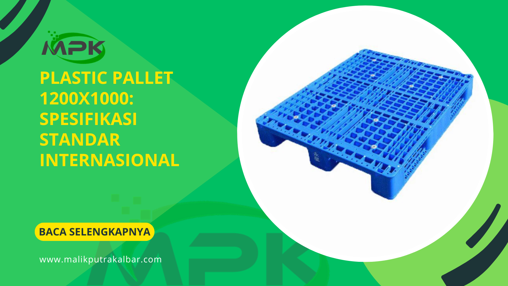 Plastic Pallet 1200x1000 Spesifikasi Standar Internasional